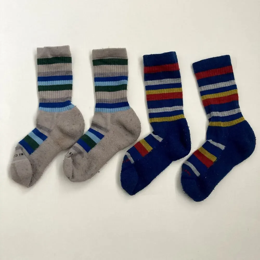 REI Co-op Striped Hiking Socks Bundle Youth Medium